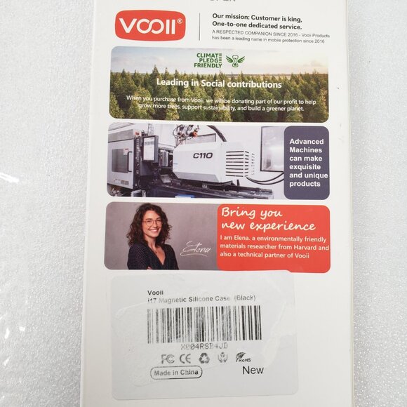 Vooii Magnetic for iPhone 17 Case, Compatible with Magsafe. black. silicone - Picture 9 of 9